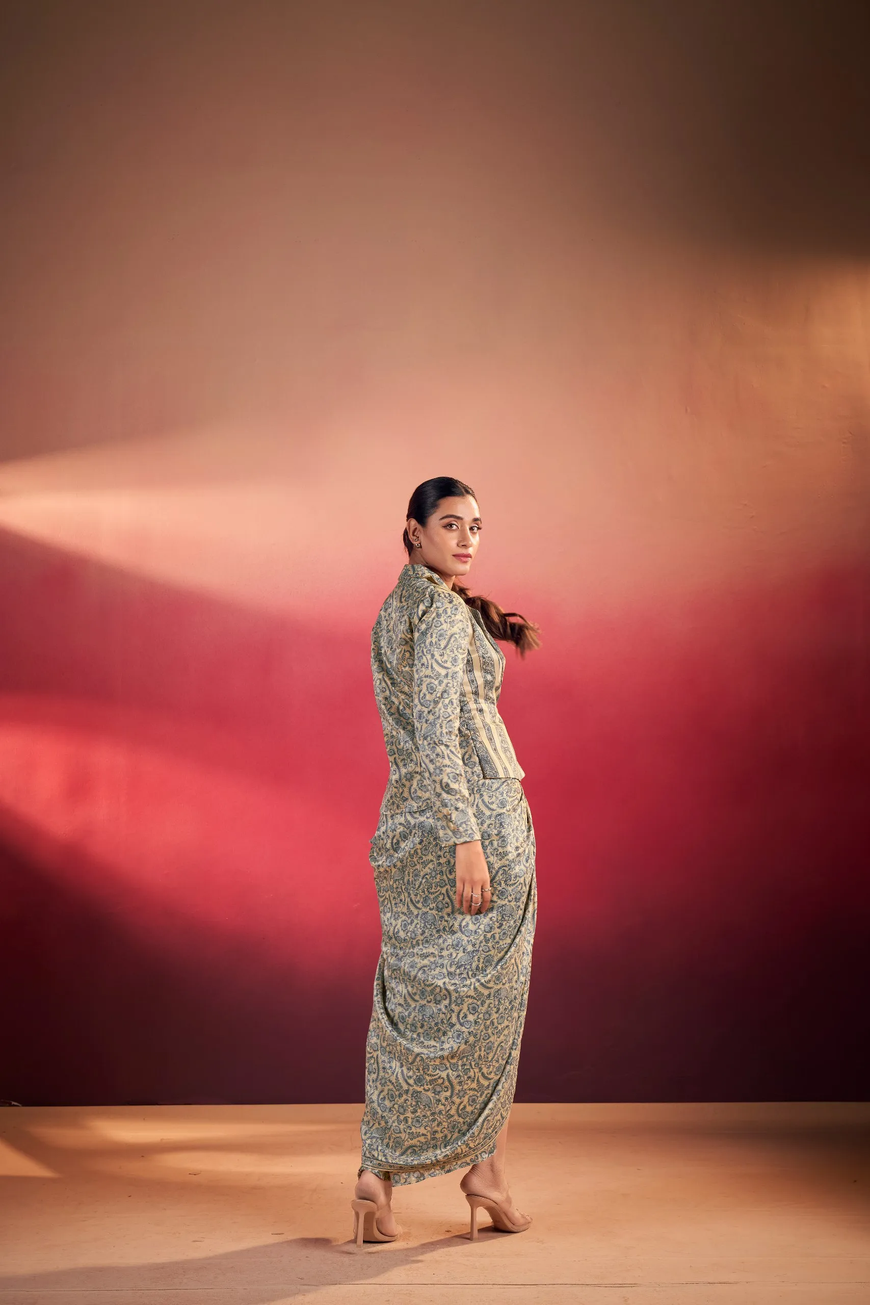 Buy WMN 1316 Ruhveet Tasar Silk Plain Western Wholesale 2026