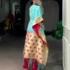 Beautiful WMN 3802 Jacquard Zari Weaving Work Western Wholesale 2026