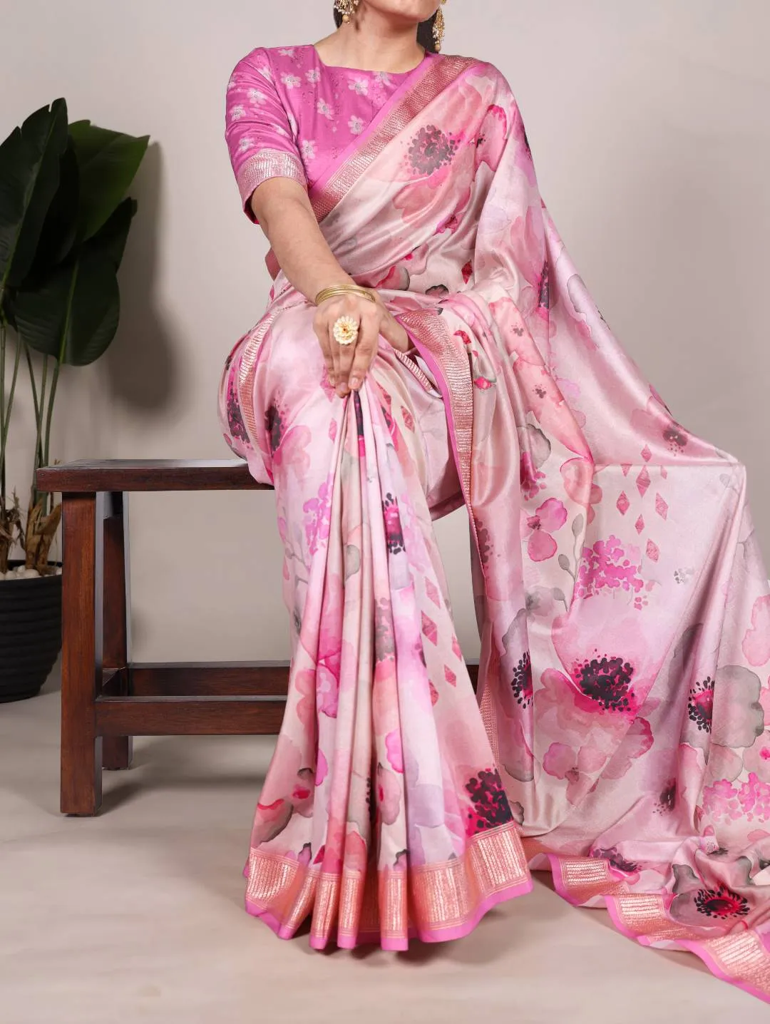 Stylish WMN 7015 Tasar Silk Printed Festive Saree Wholesale 2026