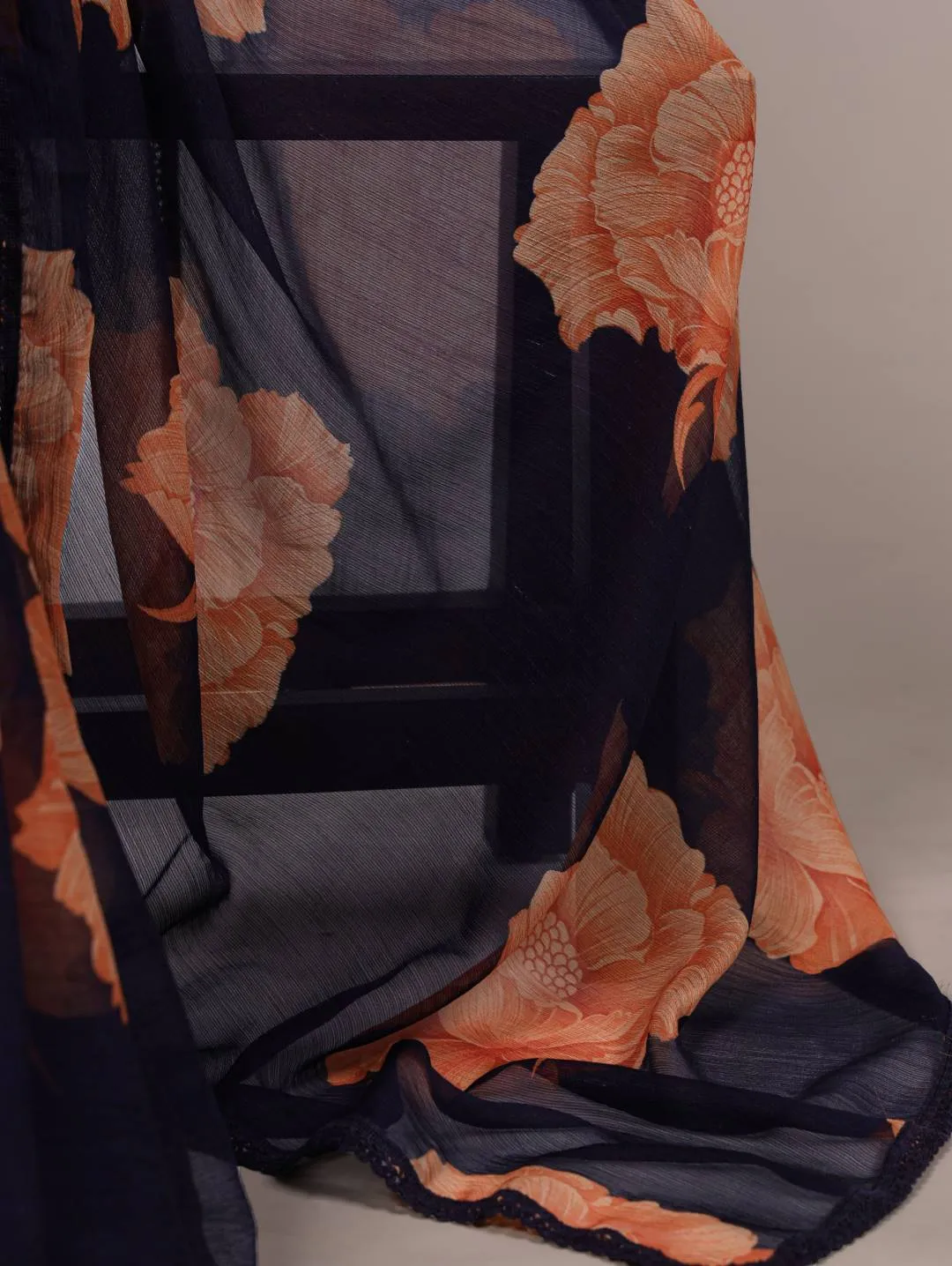 Beautiful WMN 7033 Chiffon Floral Printed Saree Wholesale 2026