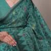 Buy WMN 7414 Poly Cotton Thread Weaving Work Saree Wholesale 2026