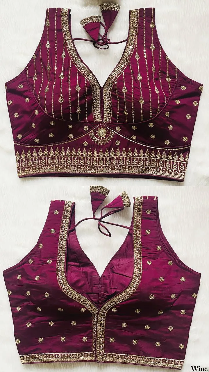 Buy Mrunal 303 Radha Embroidery Work Readymade Blouse 2026