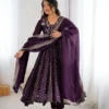 Launching Sabina 5293 Crunchy Silk Sequence Work Anarkali Readymade Dress Wholesale 2026