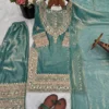 Buy Sabina 1705 Fendy Silk Embrodery Festival Sharara Suit Wholesale 2026