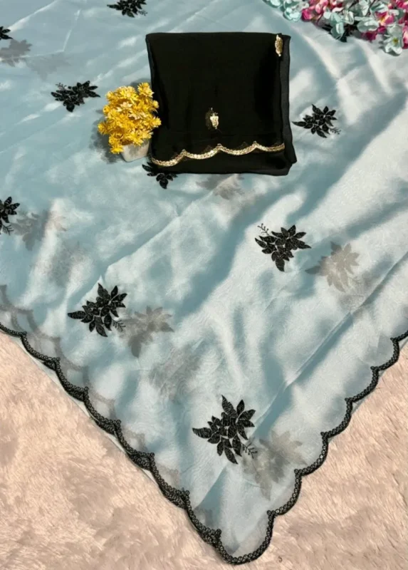 Buy RC1 Rangoli Silk Original Sikvens Work Festival Saree Wholesale Surat 2026