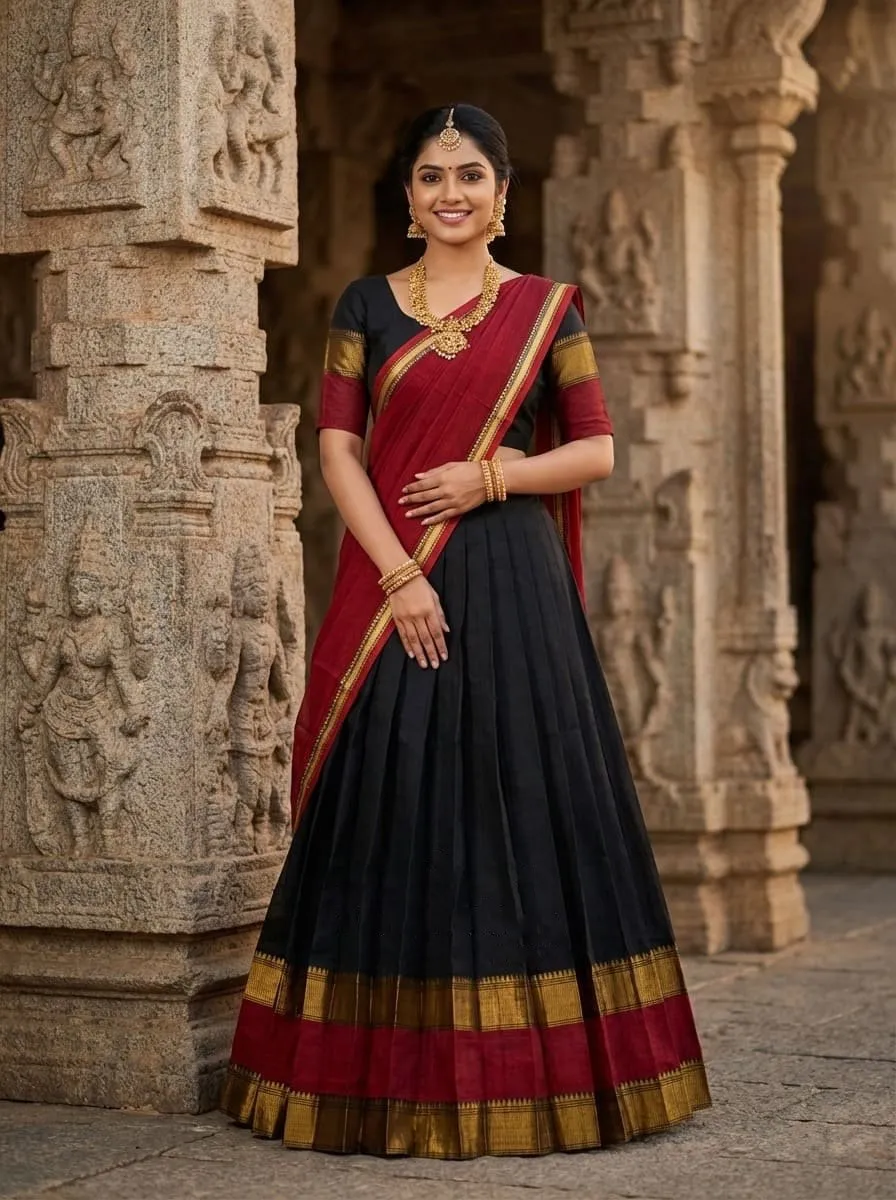 Buy Vally 87 Vol 1 Kanjivaram Silk Zari Weaving South Style Lehenga Saree Wholesale Surat 2026
