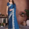 Beautiful Kiara Starbucks1 Rangoli Silk Embroidery Festival Saree Wholesale Surat 2026