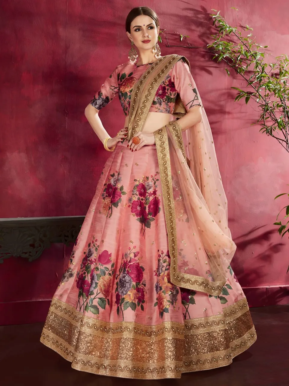 Buy Zeel 7507 Art Silk Embroidery Festive Lehenga Choli In Surat Wholesale Market 2026