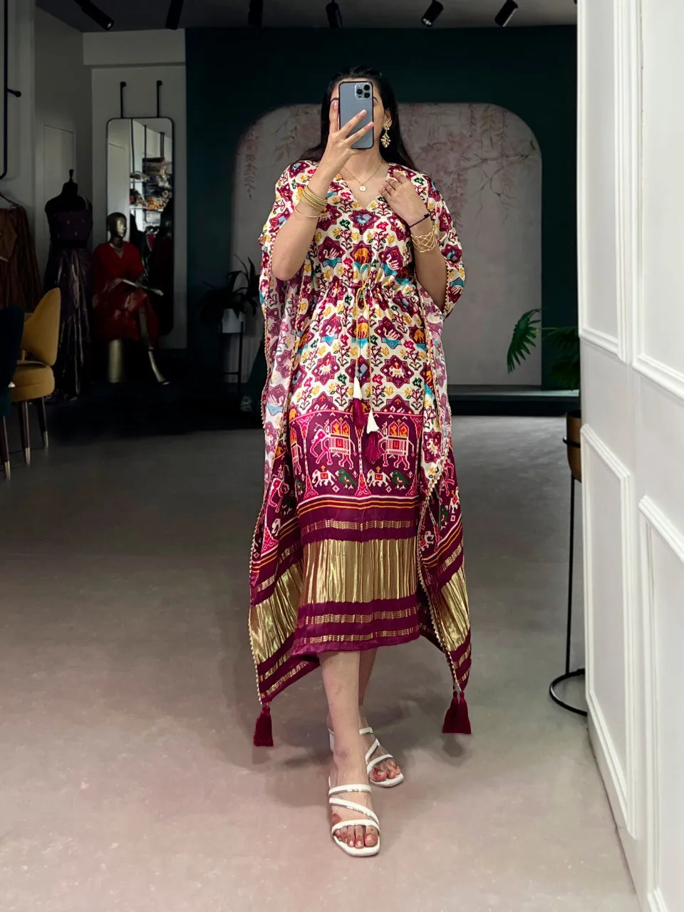 Latest WMN 3001 Gaji Silk Printed Western Wholesale 2026