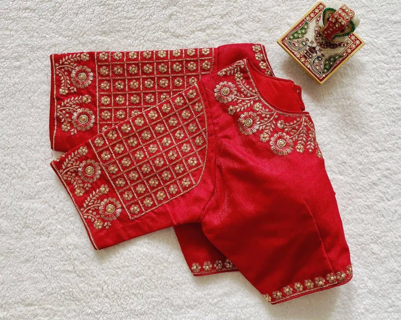 Beautiful Mrunal 278 Milan Silk Festival Readymade Blouse 2026