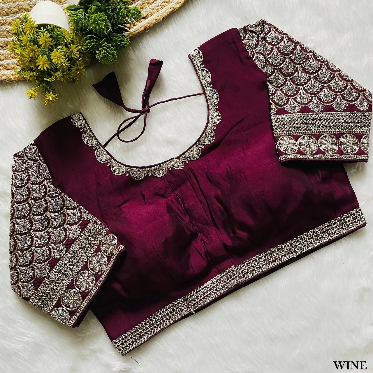 Launching Mrunal 305 Reva Roman Silk Embroidery Party Wear Readymade Blouse 2026