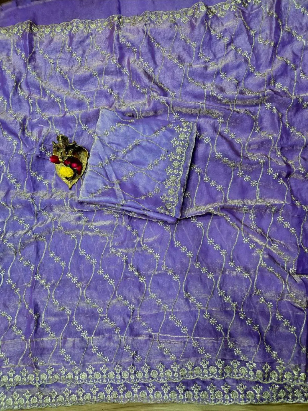 Stylish RC1 Fendy Sattin Embroidery Work Party Wear Saree Wholesale Surat 2026