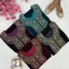 Launching C585 1428 Velvet Zari Embroidery Work Kurti Wholesale Surat 2026