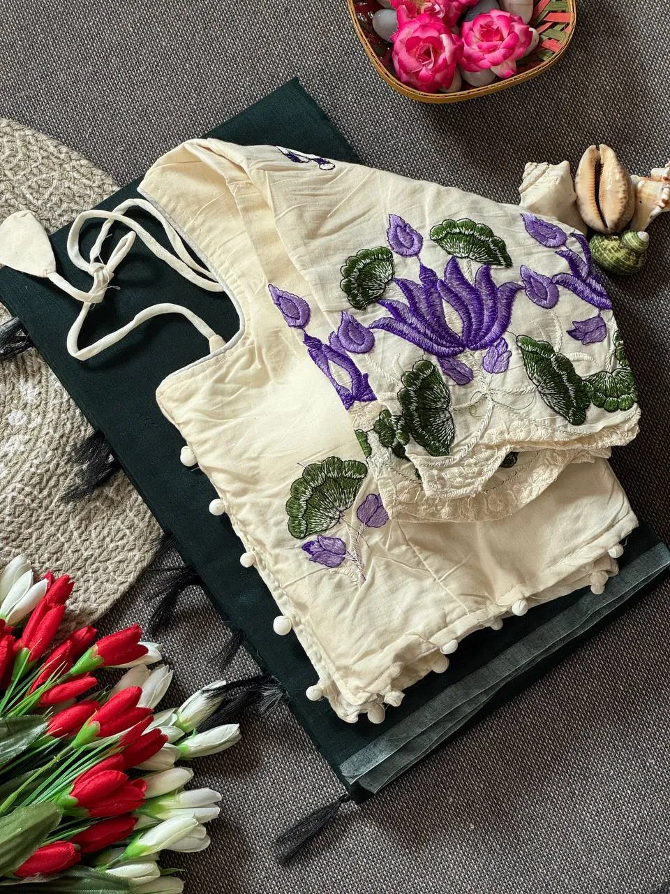 Buy WMS Loom Chanderi Cotton Saree Wholesale Surat 2026
