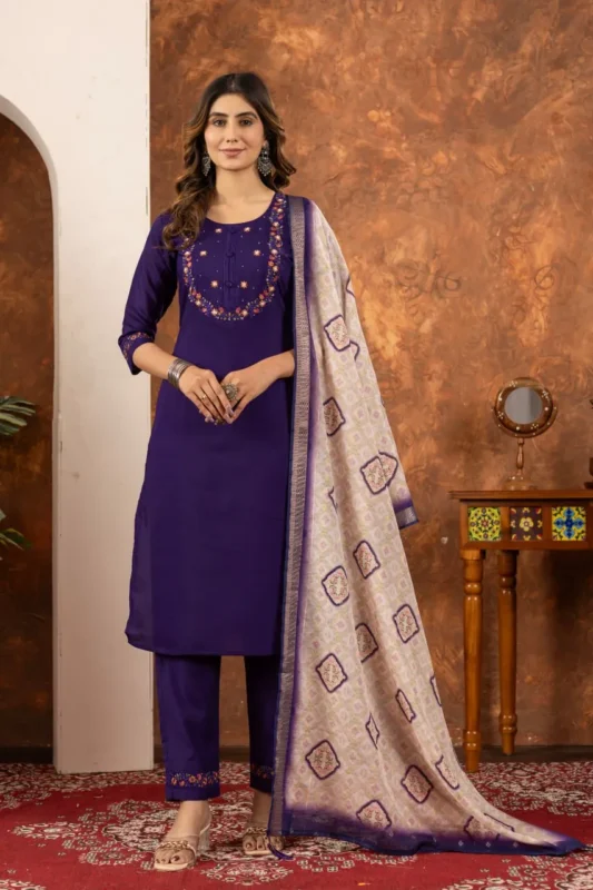 Launching Lila 101 Marina Silk Embroidery Readymade Dress Wholesale 2026