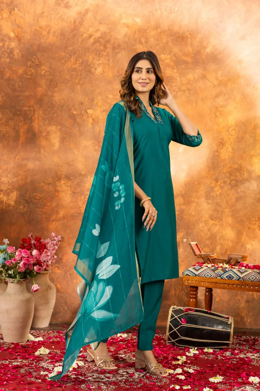 Beautiful Lila 102 Roman Silk Hand Work Readymade Dress Wholesale 2026