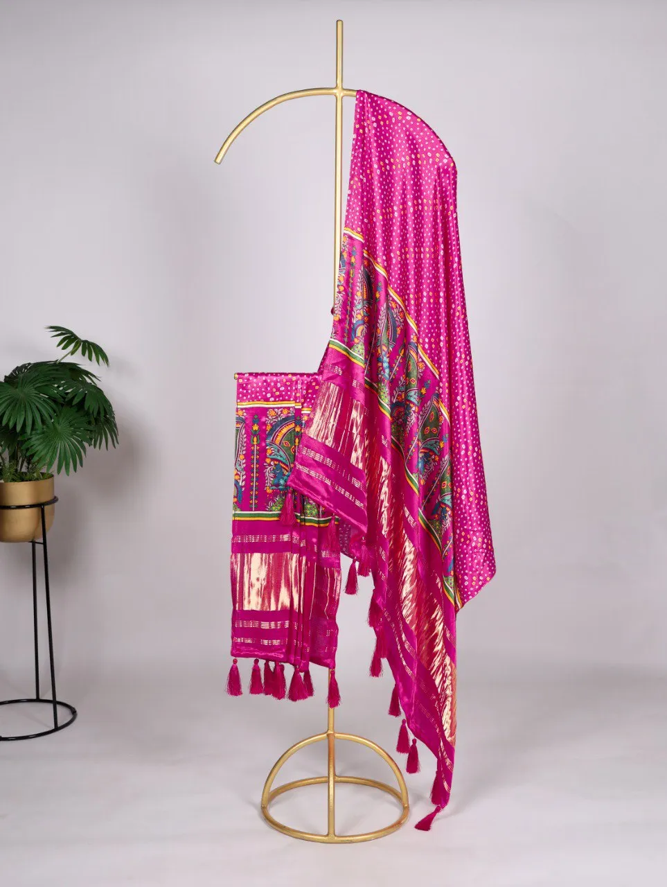 Launching WMN 4005 Gaji Silk Printed Dupatta Wholesale 2026