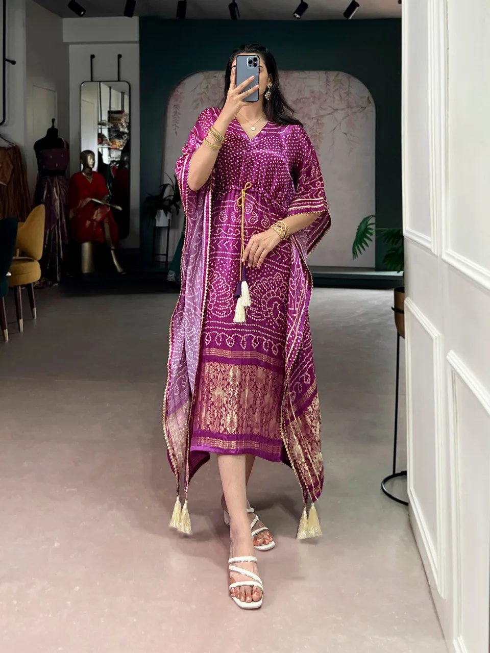 Latest WMN 3001 Gaji Silk Printed Western Wholesale 2026