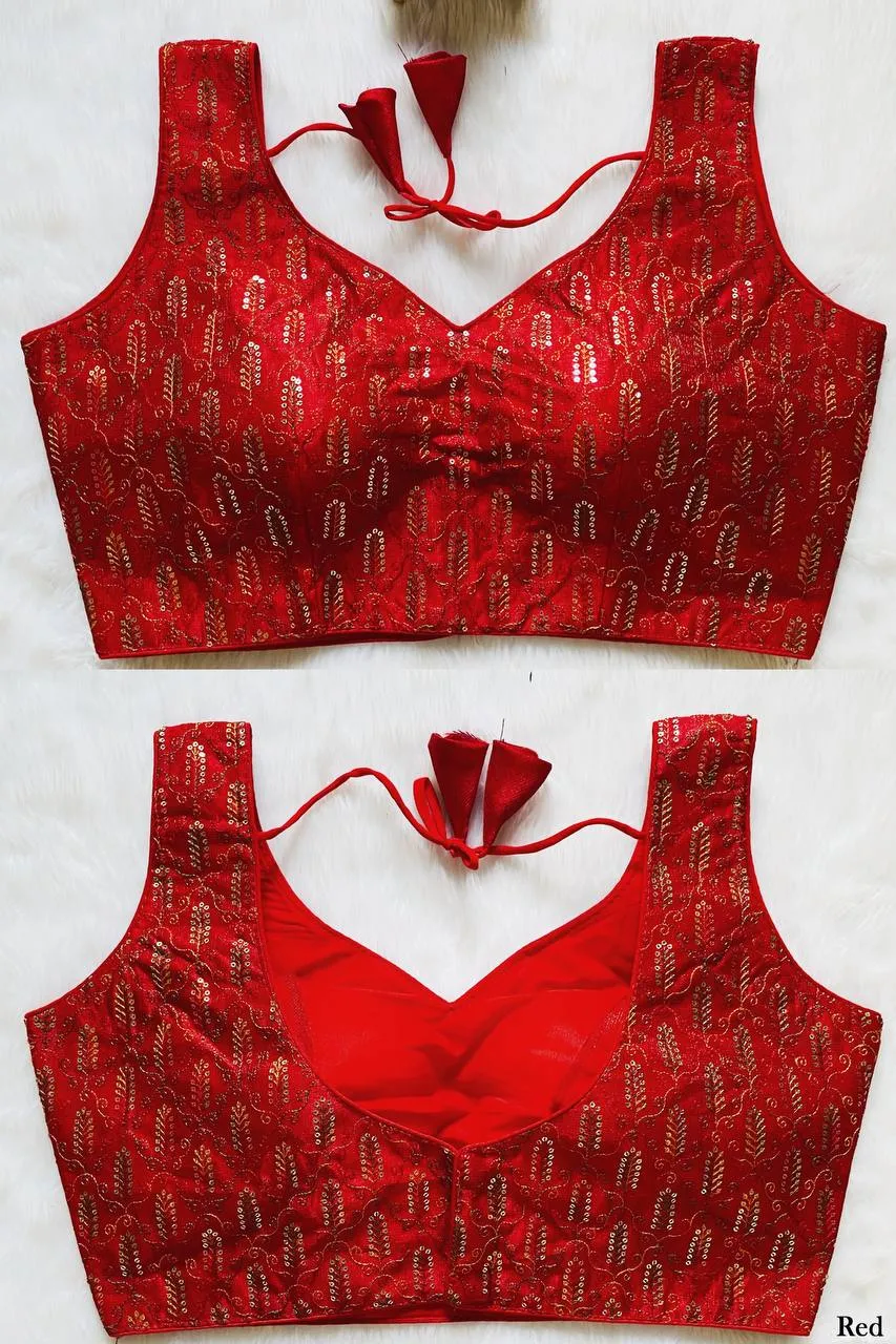 Beautiful Mrunal 301 Kashmiri Tread Work Readymade Blouse 2026