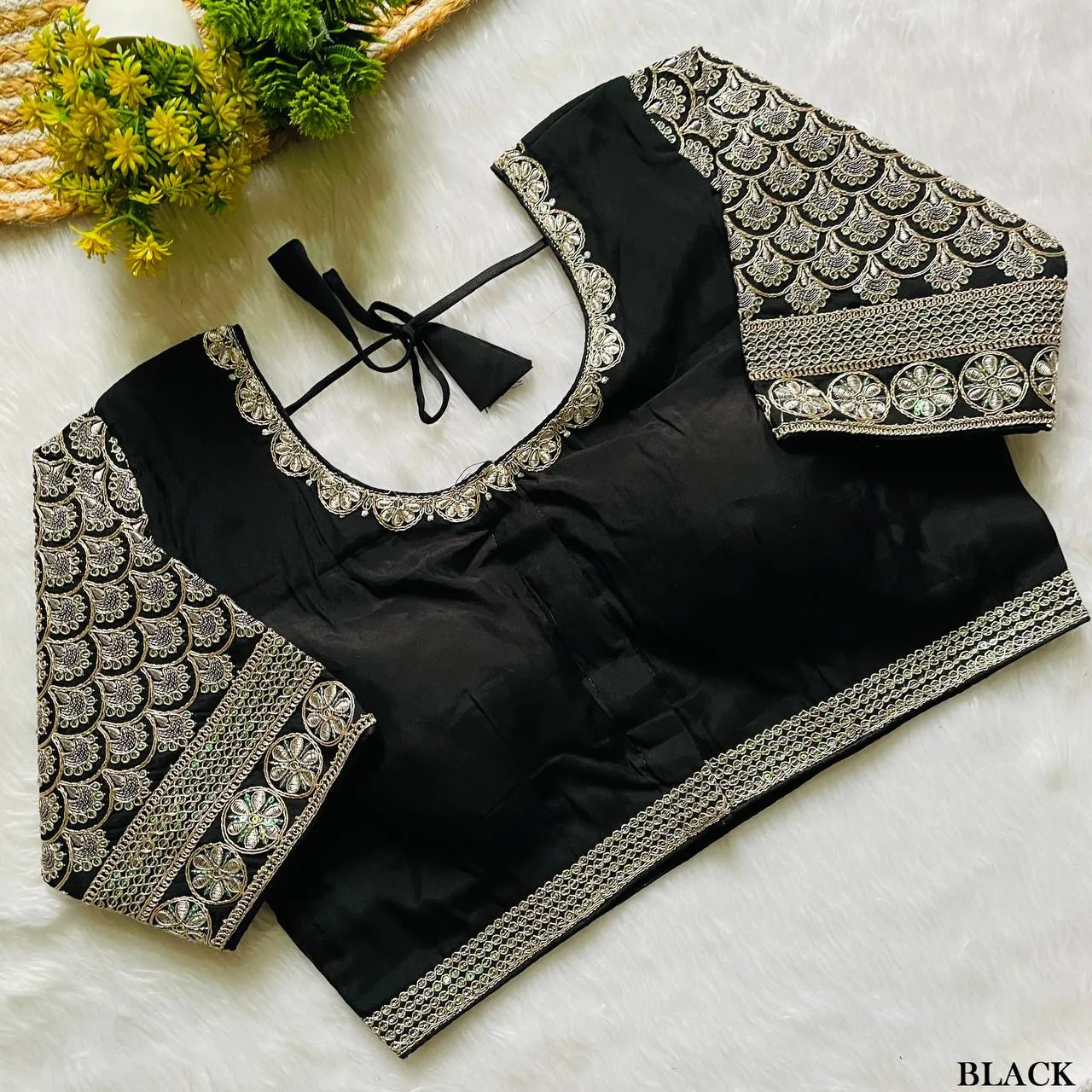 Launching Mrunal 305 Reva Roman Silk Embroidery Party Wear Readymade Blouse 2026