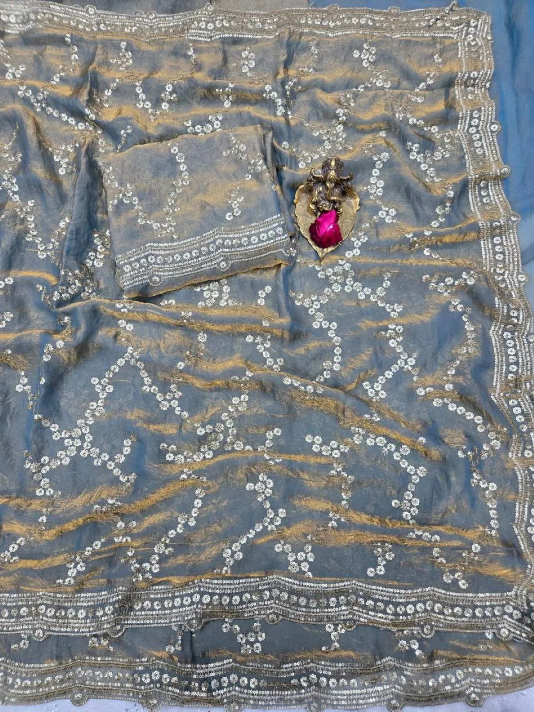 Latest RC1 Kumari Space Silk Original Sikvens Work Saree Wholesale Surat 2026