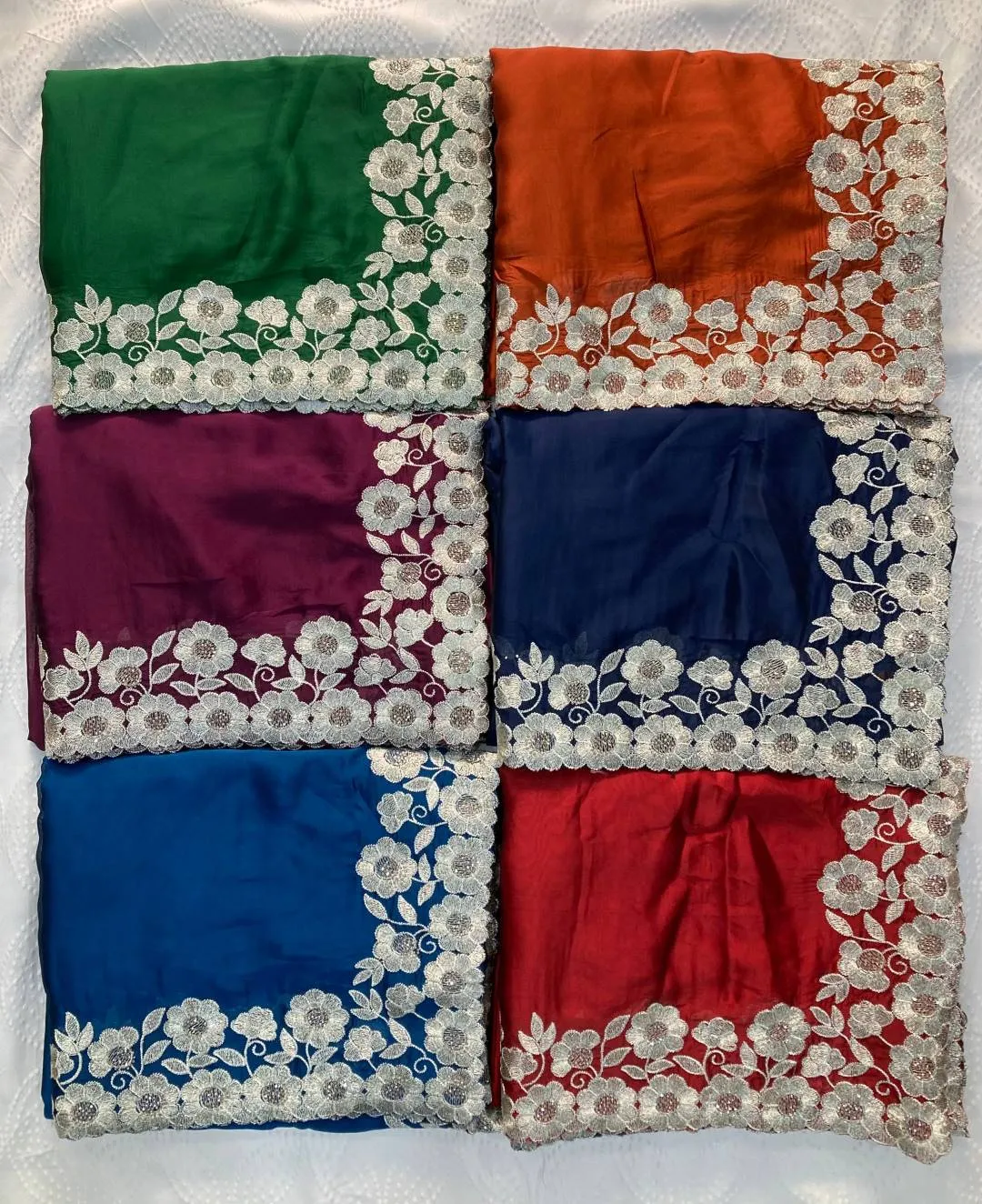 Beautiful Kiara Starbucks1 Rangoli Silk Embroidery Festival Saree Wholesale Surat 2026