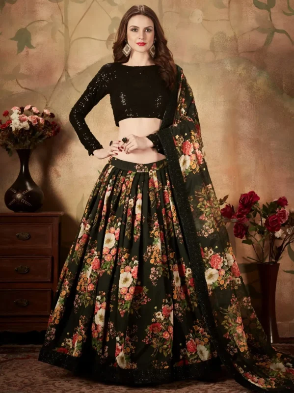 Launching Zeel 7605 Organza Printed Embroidery Lehenga Choli Wholesale Surat 2026