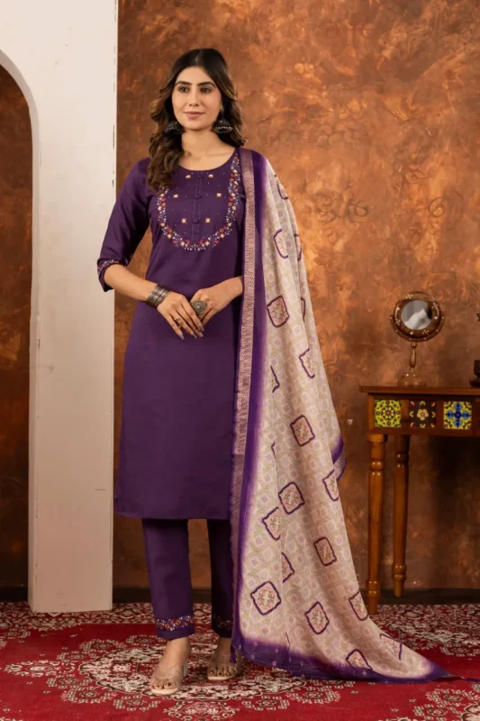 Launching Lila 101 Marina Silk Embroidery Readymade Dress Wholesale 2026