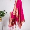 Latest WMN 4003 Jacquard Weaving Zari Work Dupatta Wholesale 2026