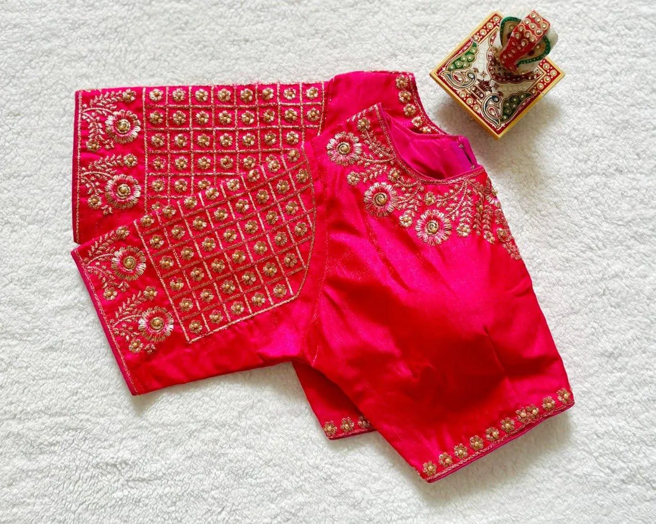 Beautiful Mrunal 278 Milan Silk Festival Readymade Blouse 2026