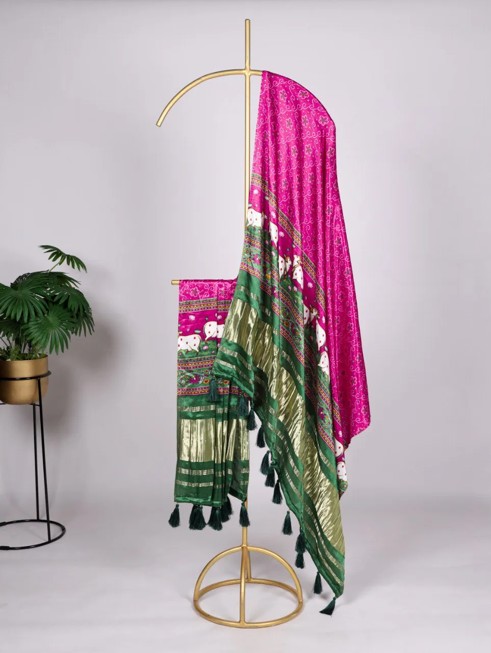 Launching WMN 4005 Gaji Silk Printed Dupatta Wholesale 2026