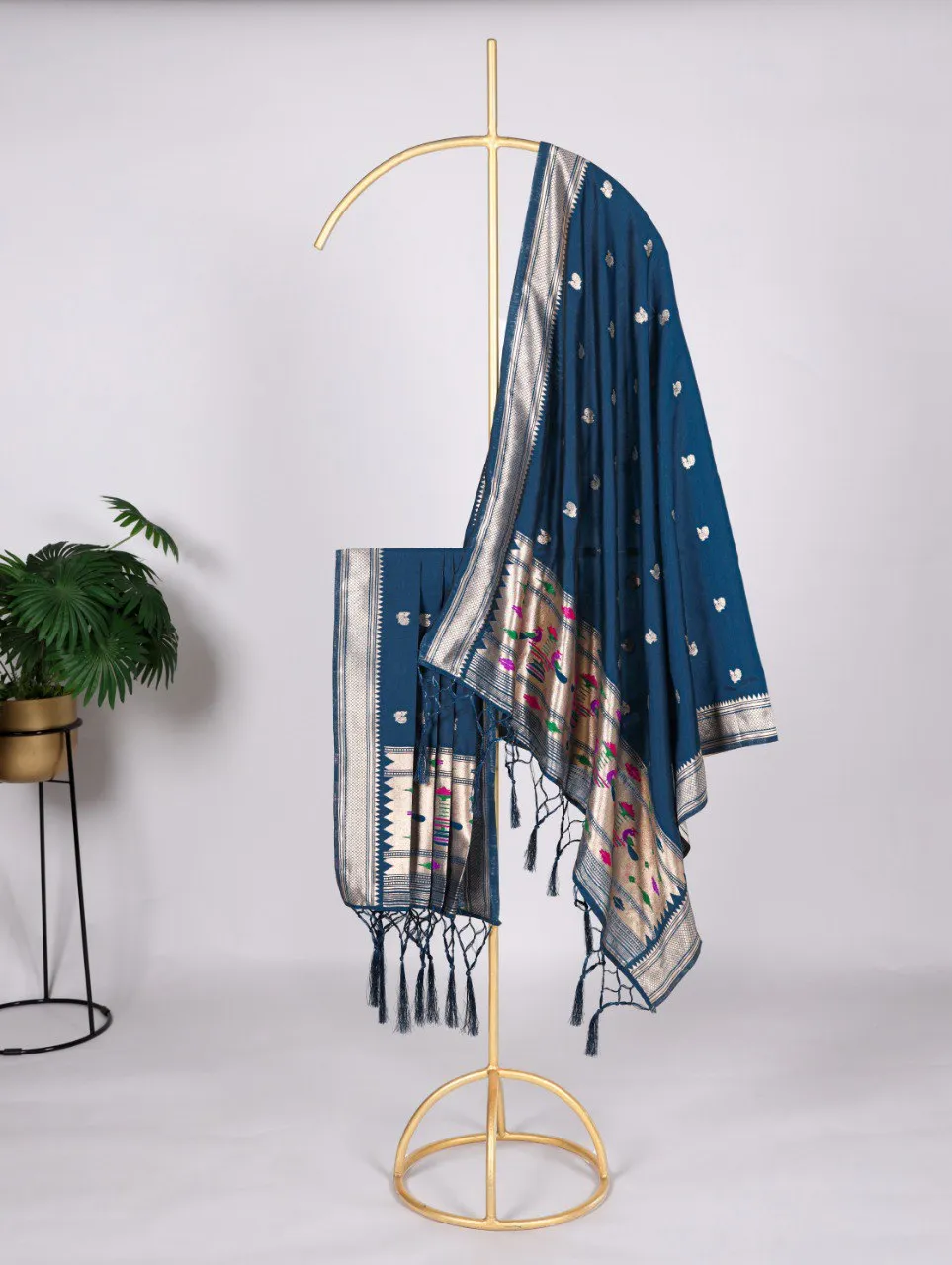 Latest WMN 4003 Jacquard Weaving Zari Work Dupatta Wholesale 2026