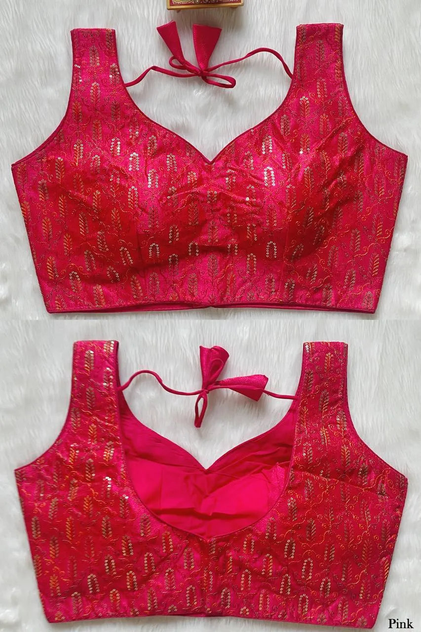 Beautiful Mrunal 301 Kashmiri Tread Work Readymade Blouse 2026