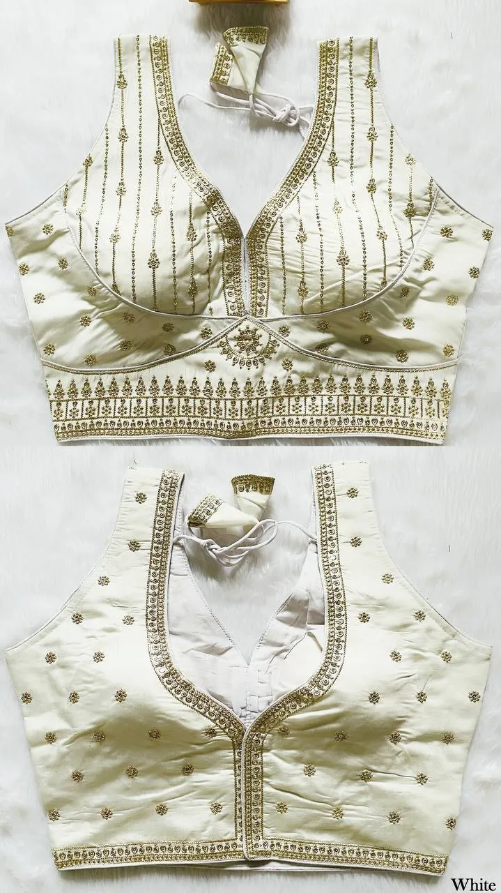Buy Mrunal 303 Radha Embroidery Work Readymade Blouse 2026