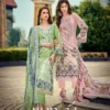 Riaz Art Himsa Cotton Cambric Print With Embroidered Dress Material Wholesale