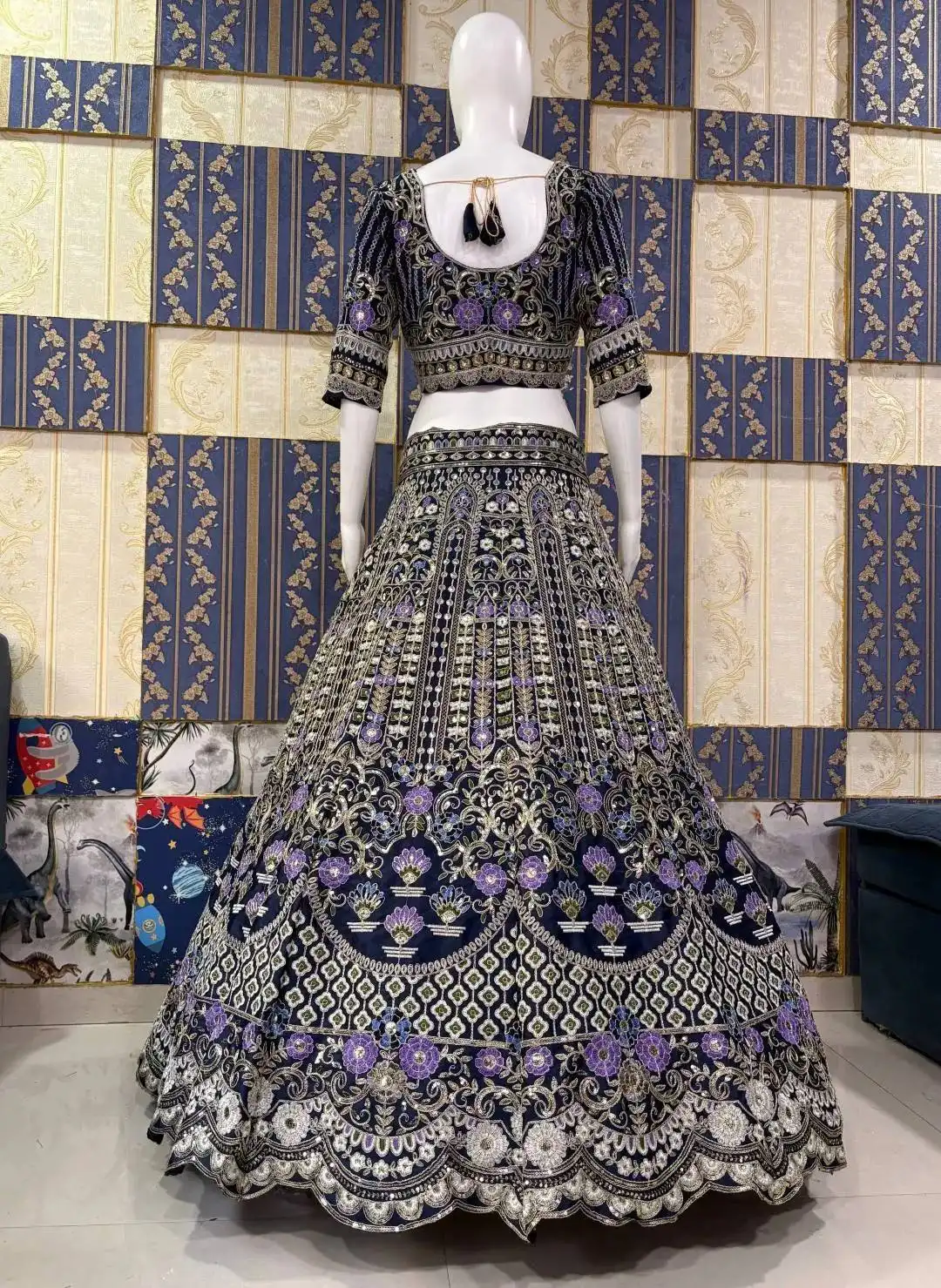 SBD 1686 Mono Satin Silk Wedding Wear Lehenga Choli Wholesale Surat