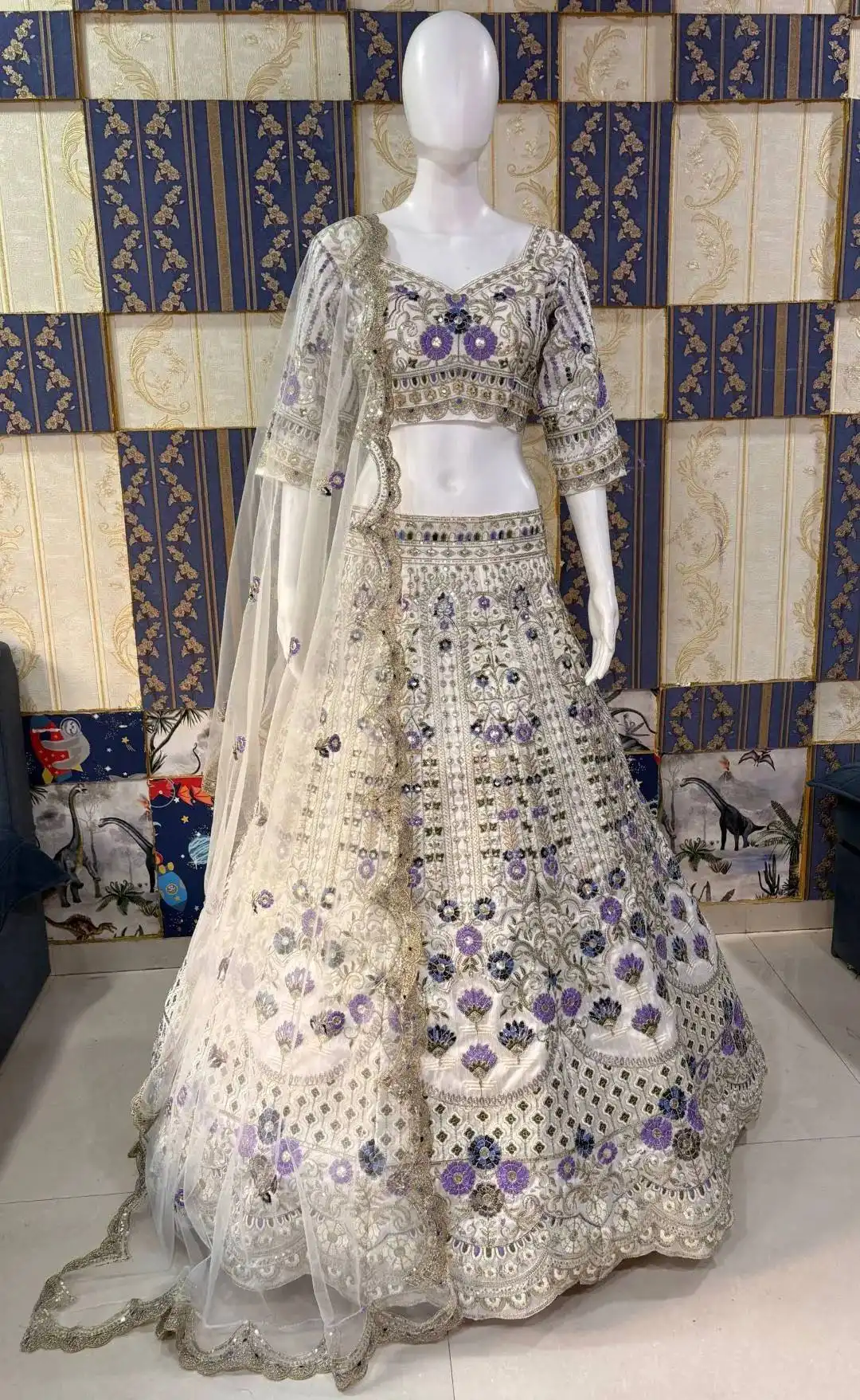 SBD 1686 Mono Satin Silk Wedding Wear Lehenga Choli Wholesale Surat