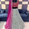 SBD 1831 Faux Georgette Mirror Embroidery Wedding Lehenga Choli Wholesale Surat
