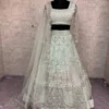SBD1814 Butterfly Net Embroidery Sequins Party Wear Lehenga Choli Wholesale Surat