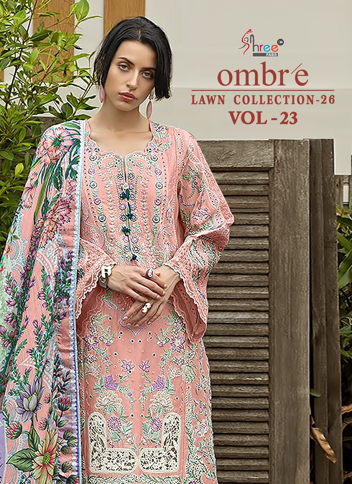 Shree Ombre Lawn Collection 26 Vol 23 Cotton Dupatta Cotton Salwar Kameez Wholesale