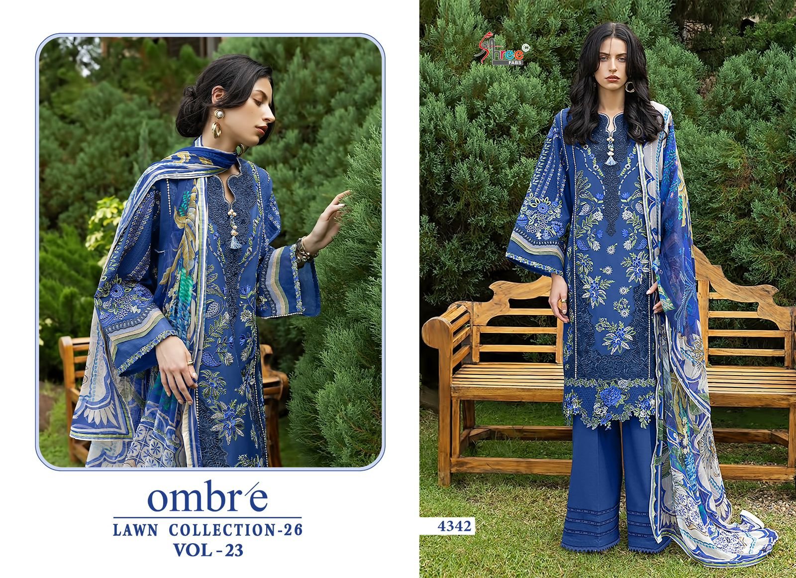 Buy Shree Ombre Lawn Collection 26 Vol 23 Cotton Dupatta Cotton Salwar Kameez Wholesale 2026