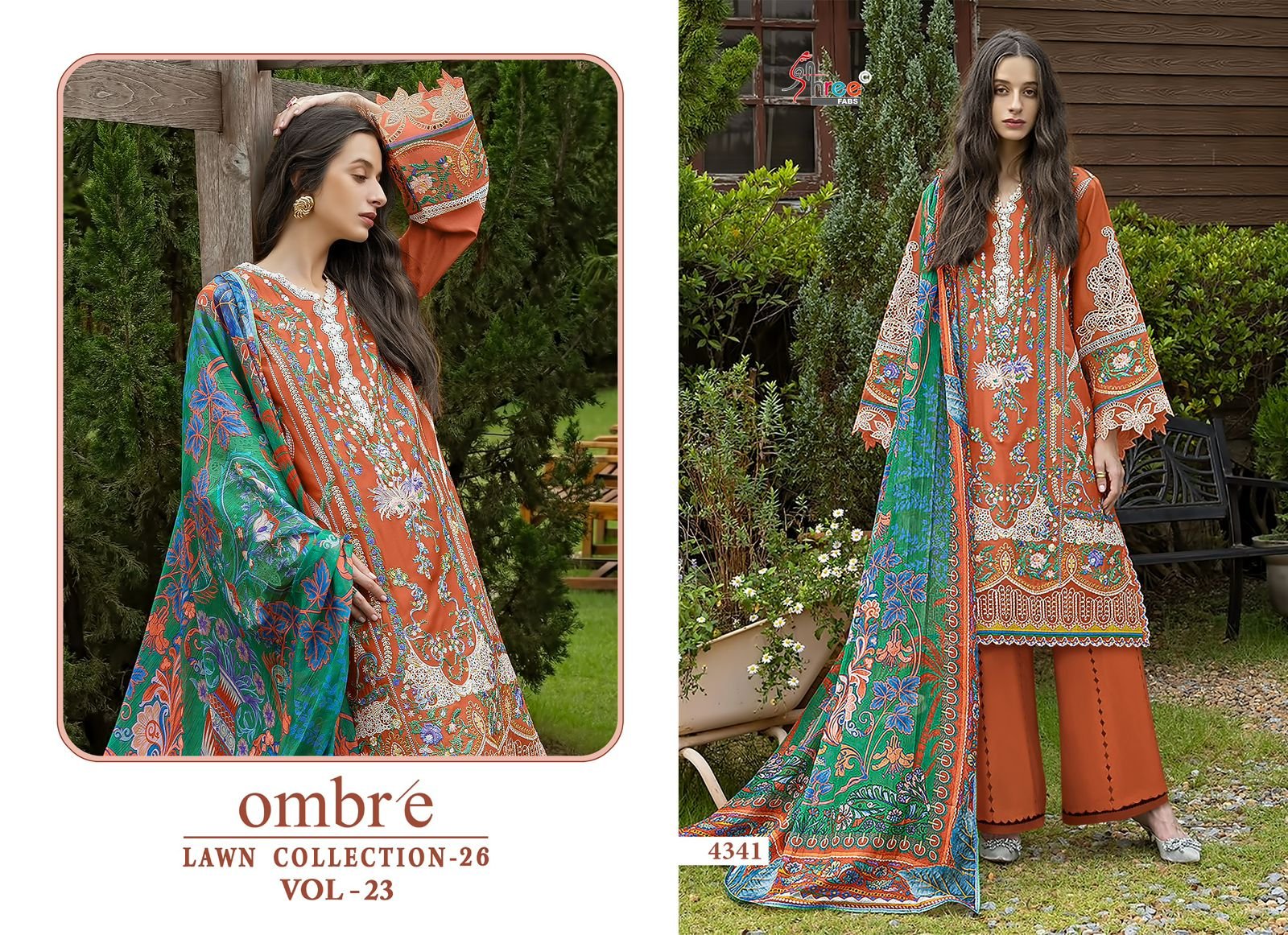 Buy Shree Ombre Lawn Collection 26 Vol 23 Cotton Dupatta Cotton Salwar Kameez Wholesale 2026
