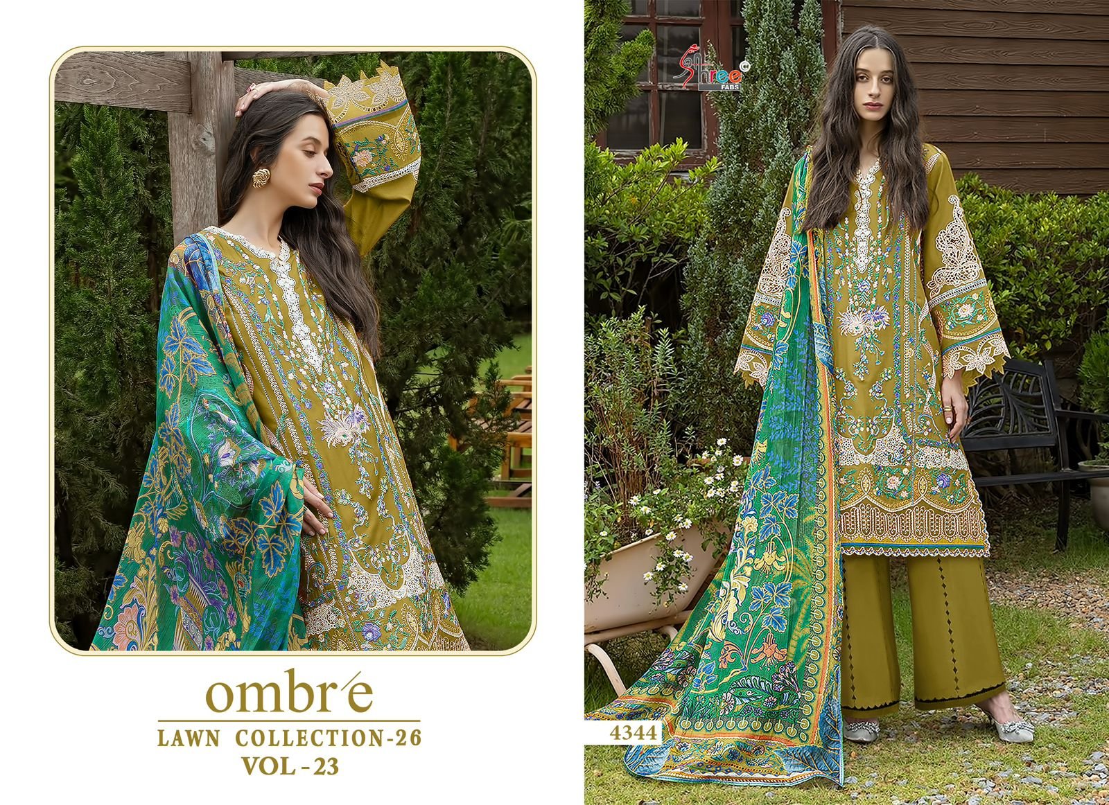 Buy Shree Ombre Lawn Collection 26 Vol 23 Cotton Dupatta Cotton Salwar Kameez Wholesale 2026