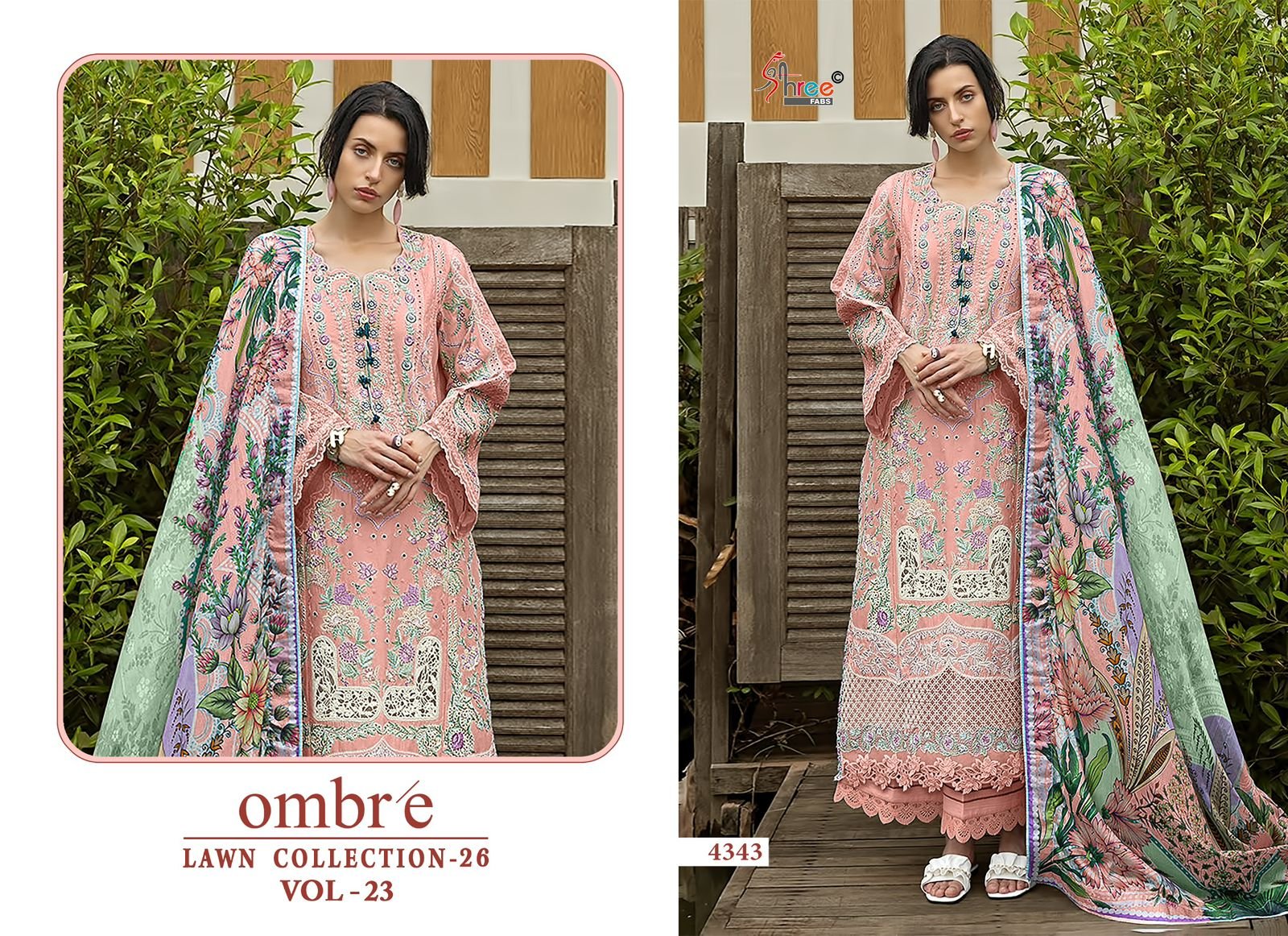 Buy Shree Ombre Lawn Collection 26 Vol 23 Cotton Dupatta Cotton Salwar Kameez Wholesale 2026