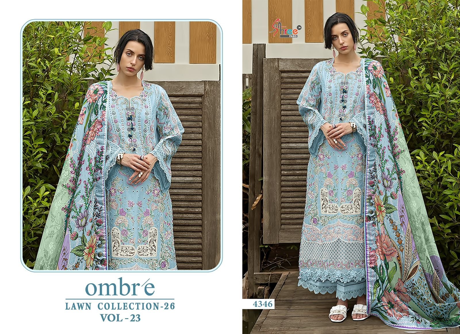 Buy Shree Ombre Lawn Collection 26 Vol 23 Cotton Dupatta Cotton Salwar Kameez Wholesale 2026
