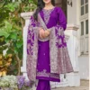 Vamika Padmini Viscose Roman With Hand Worked Kurti With Bottom Dupatta Wholesale