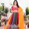 DKT 5080 Georgeet Zari Embroidery Work Wedding Wear Lehenga Choli