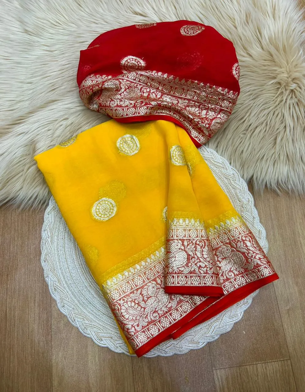 SNT Pure Viscose Georgette Saree