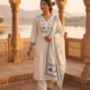 KR 419 Khadi Cotton Hand Work Daily Wear Readymade Dress