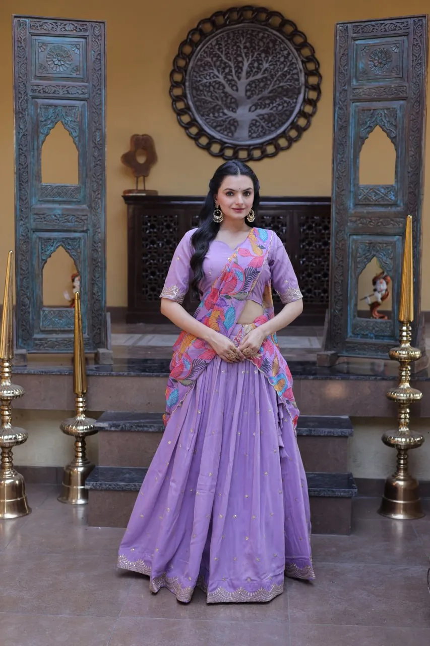 Moni 5069 Cosmos Silk Zari Embroidery Lehenga Choli Wholesale Surat